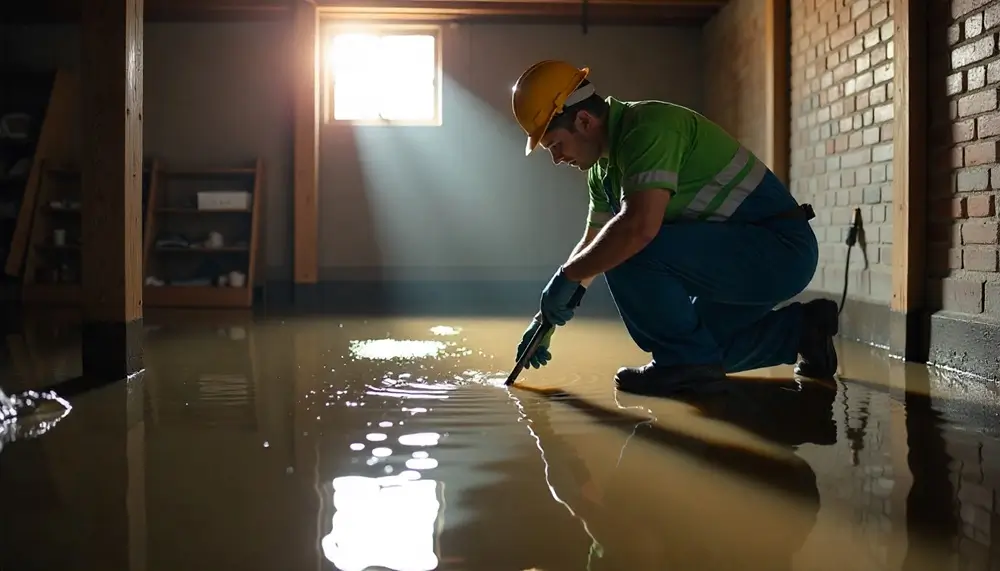 Professional water damage restoration services in Edwards, MS